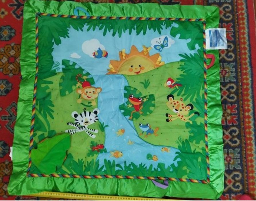 Розвиваючий килимок килим фішен прайс fisher-price фірмовий коврик