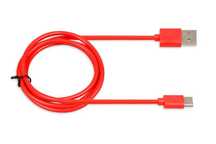 Kabel USB iBOX IKUMTCR TYP-C, 1m, 3A Czerwony (1168)