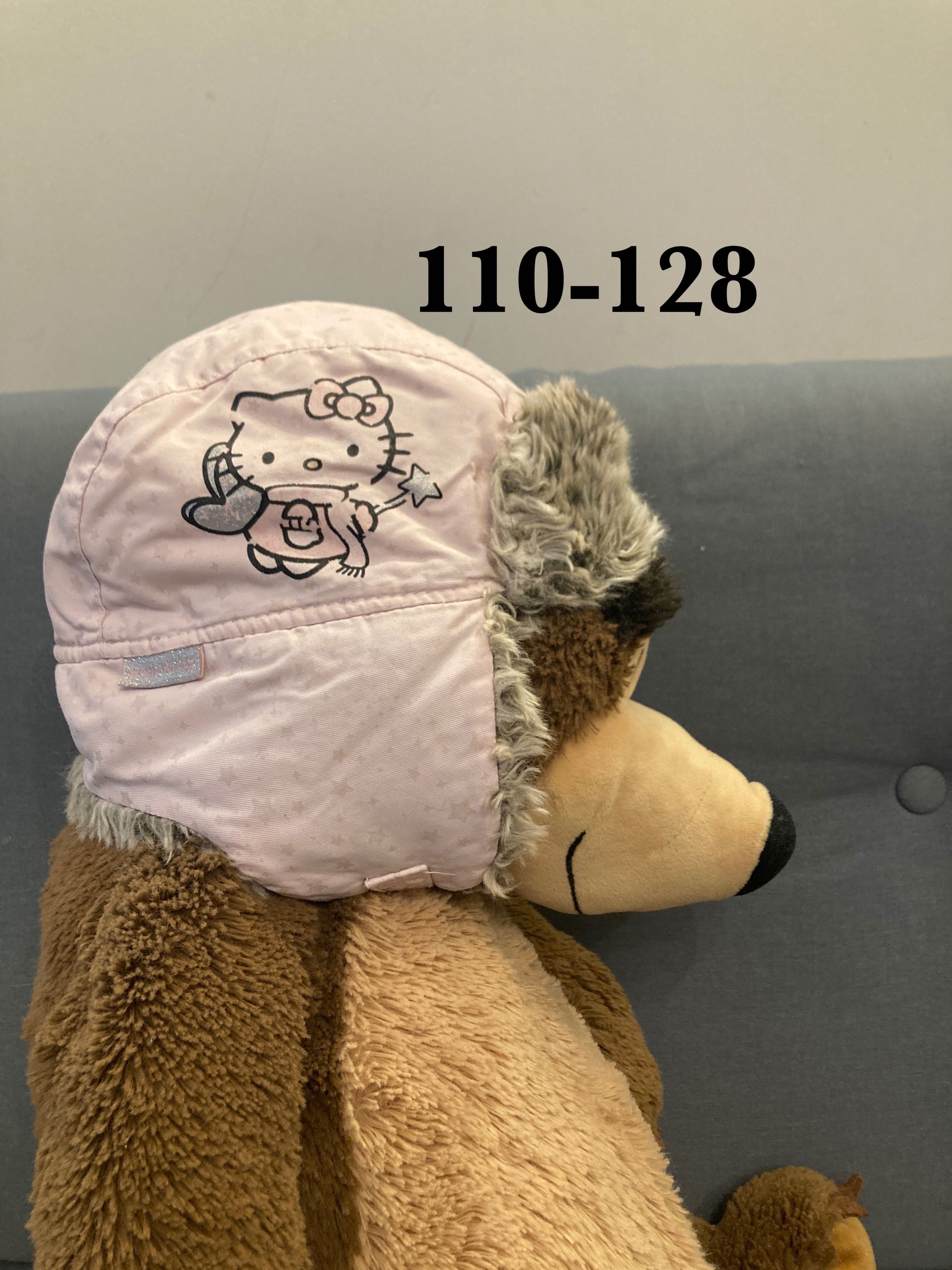 Pilotka H&M 110/128 4-8 lat Hello Kitty futerko