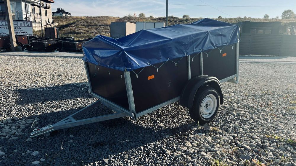 Прицеп до легкового авто оцинкований 2,15 х 1,26 м, борт 60см