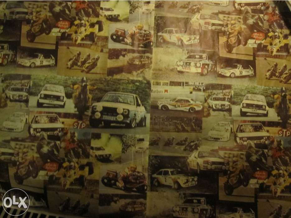 Posters antigos Rallye e F 1