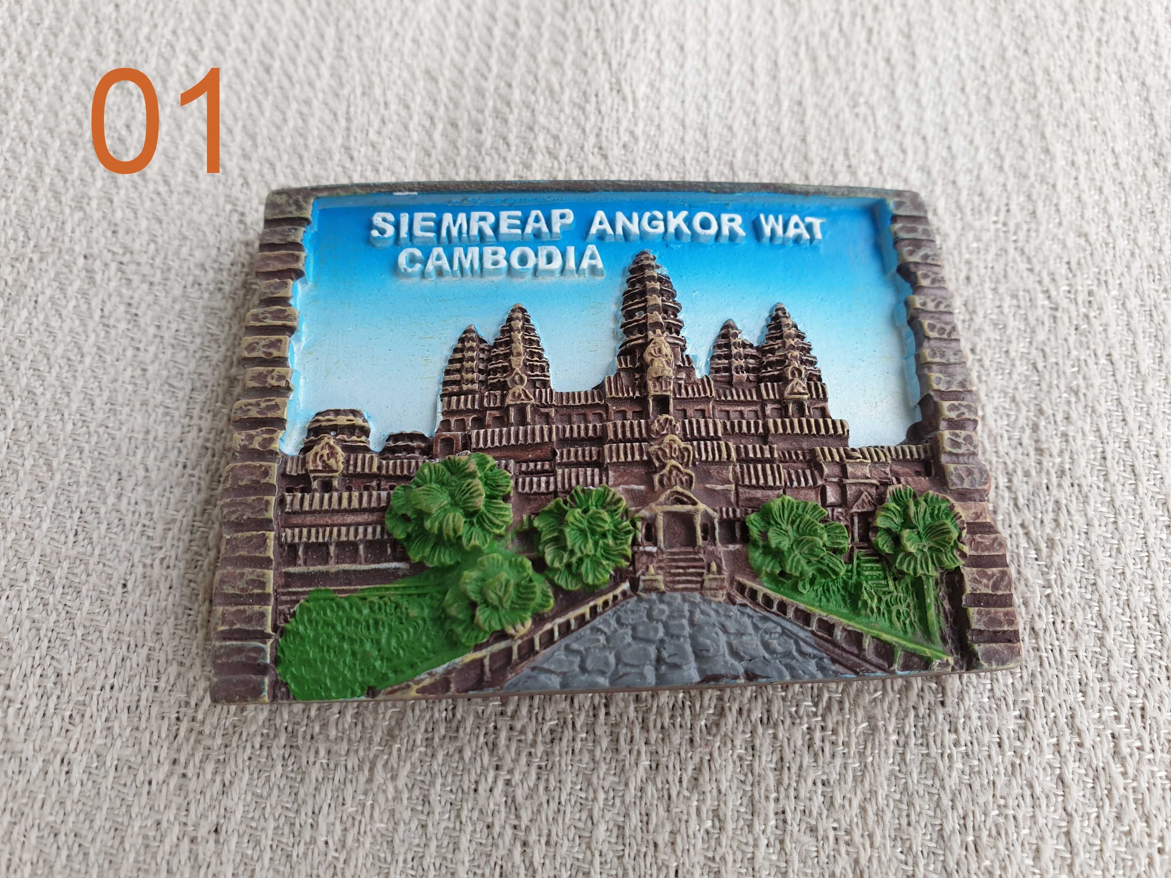 Kambodża, Cambodia - Magnes na lodówkę - wzór - 01