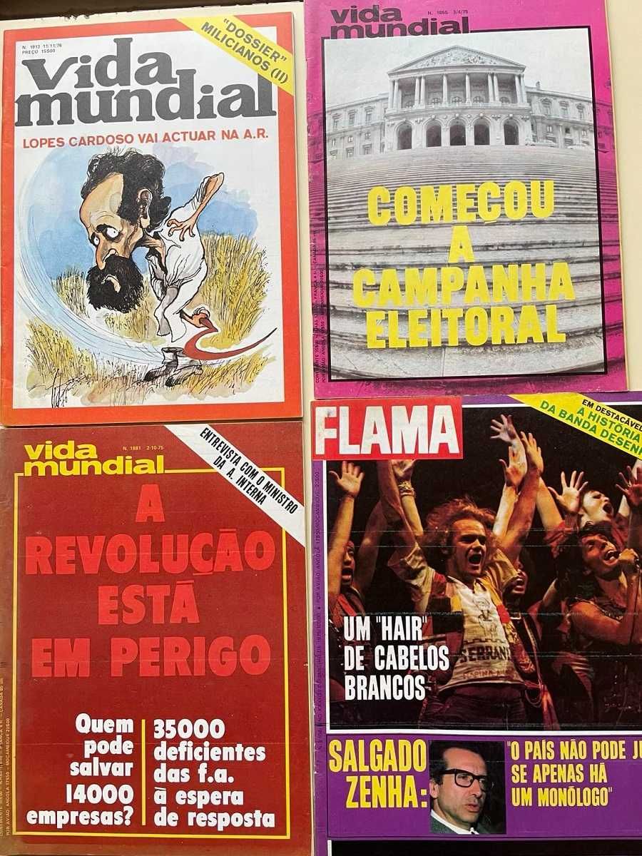 Lote 25 revistas - anos 70
