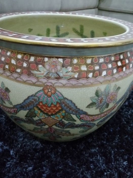 Vaso / cachepot porcelana chinesa