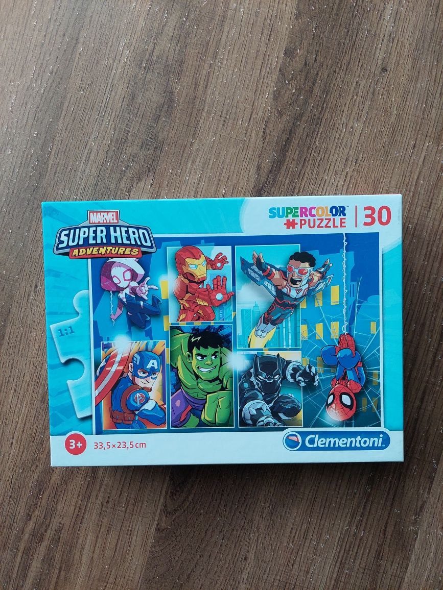 Puzzle 30 el dla dziecka 3+ super bohaterowie marvel