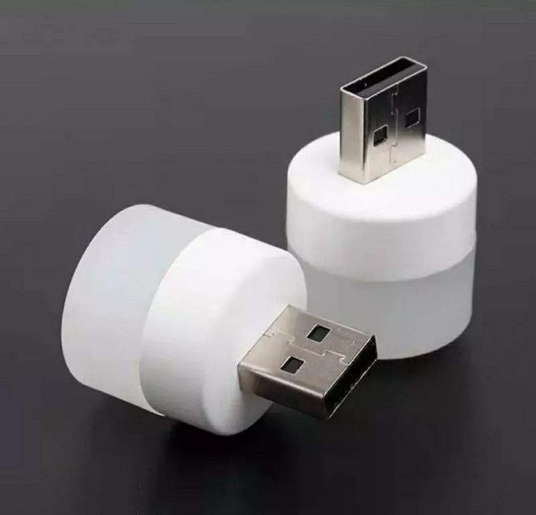 Мини USB LED 1Вт лампа-ночник портативный фонарик от пауербанка