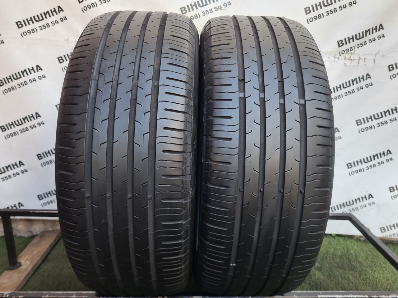 Шини 215/55 R 17 Continental EcoContact 6. Літо пара. Колеса склад.