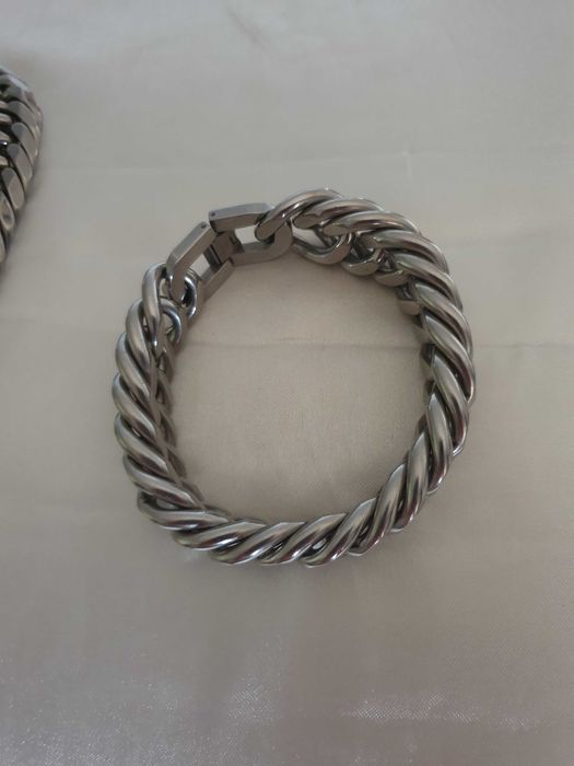 Pulseira + Colar CUBAN CHAIN em AÇO