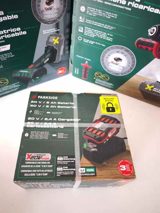 Kit essencial 20v Parkside