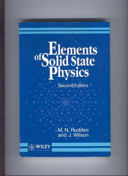 Elements of Solid State Physics