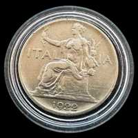 Moeda de 1 Lira - 1922 - Itália