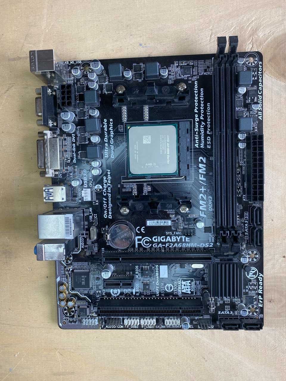 Материнська плата + процесор Asus A55BM-K/A58M-E33/GA-F2A55M-DS2