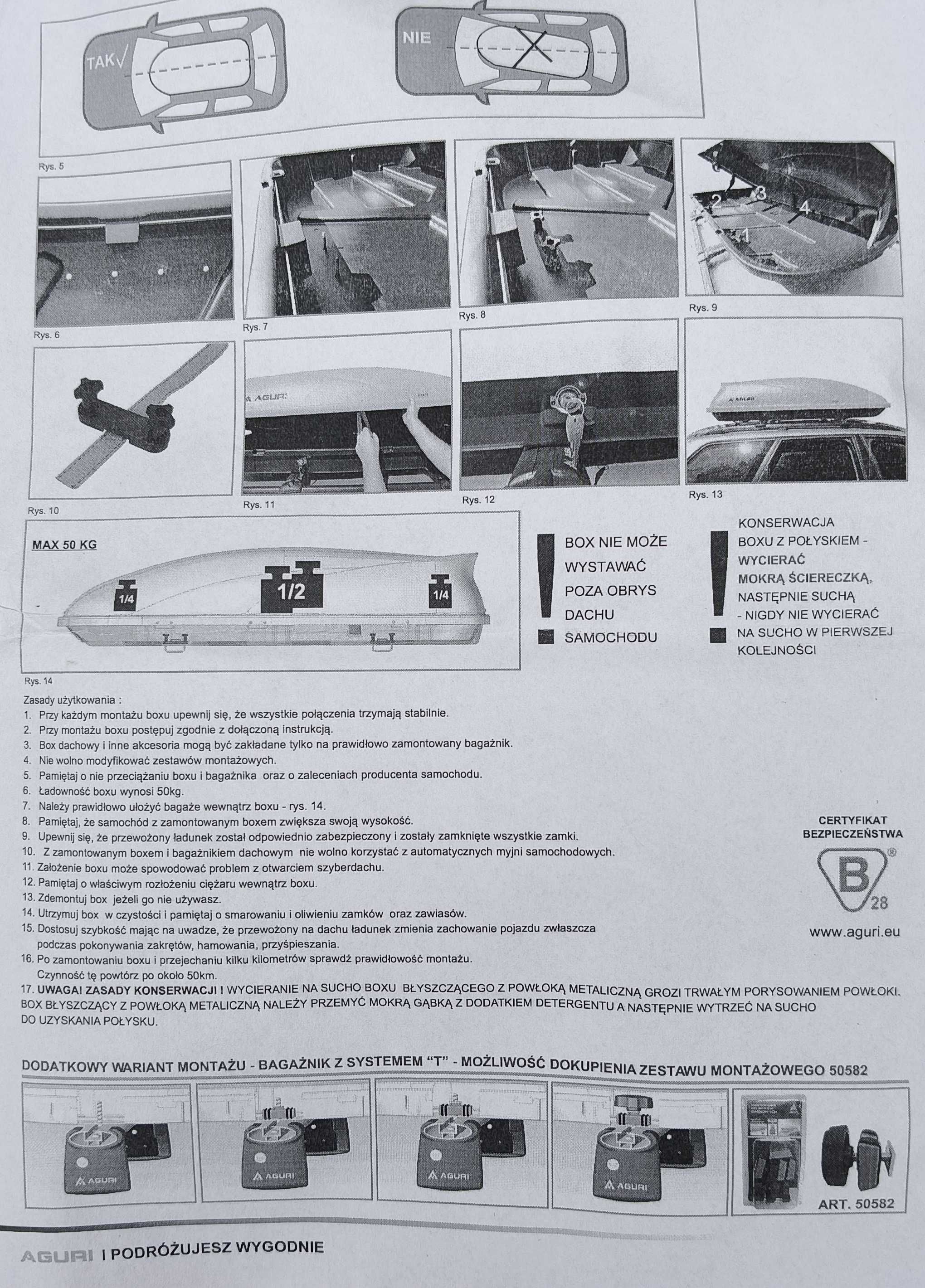 Bagażnik dachowy firmowy do Skoda Scala + box dachowy 320L