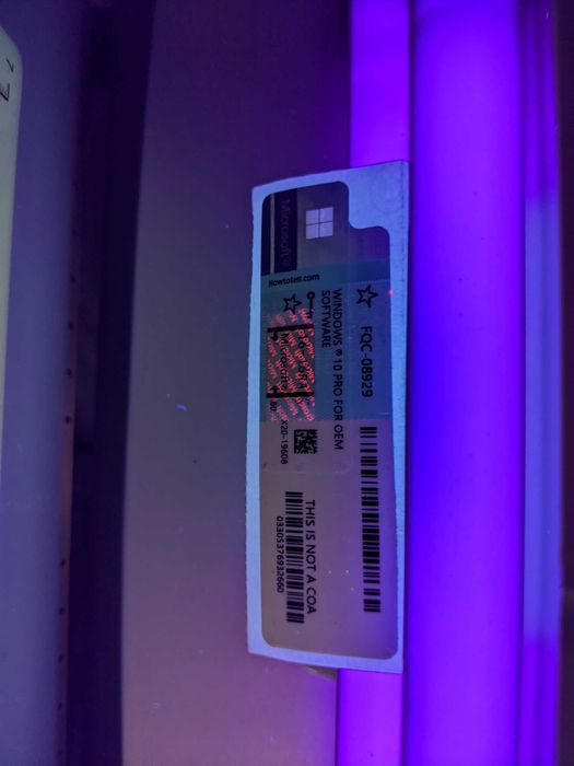 Windows 10/11 pro OEM стикер ключ лицензия наклейка