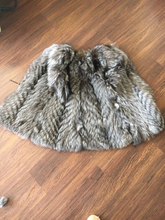 Жилет чернобурка