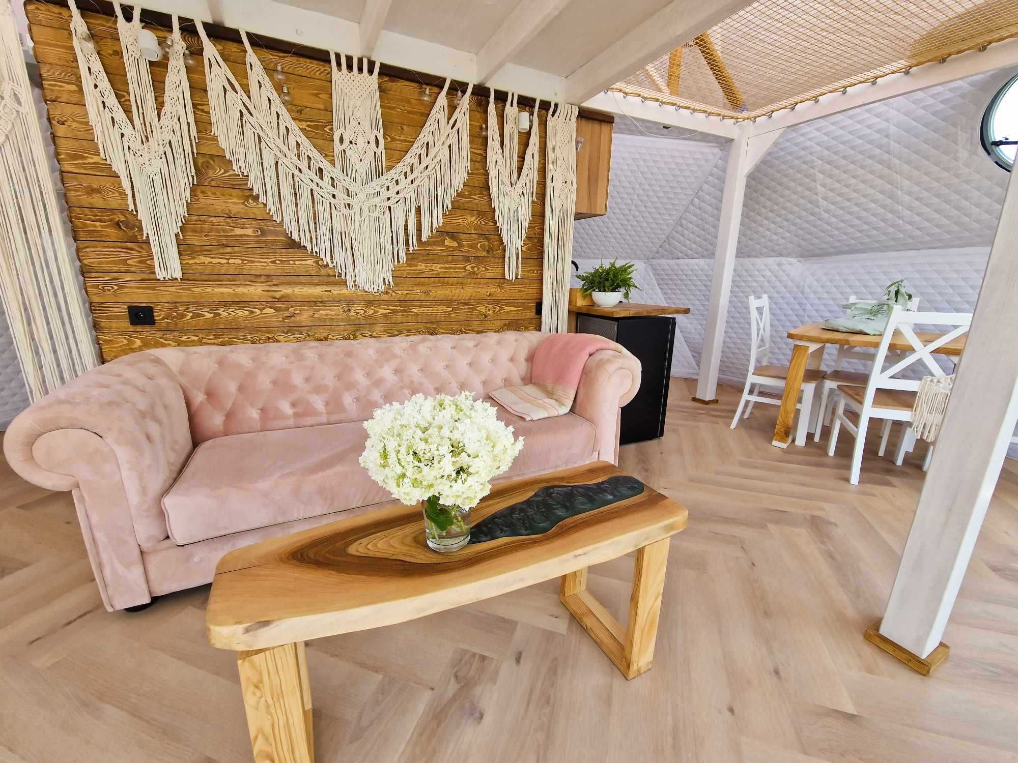 Glamping nas stawem, camping, nocleg, basen, natura