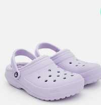 Crocs на меху утепленные сабо кроксы оригинал M7-W9 р.39-40 25-26см