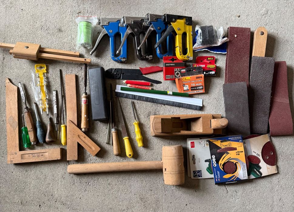 Warsztat stolarski likwidacja narzędzia