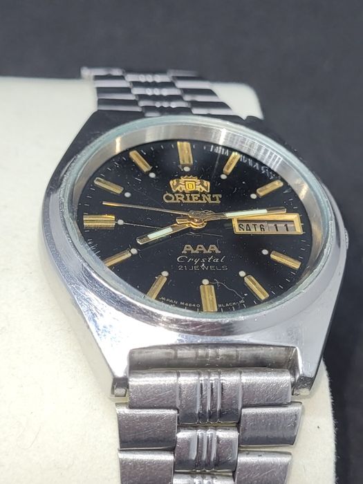 Zegarek  Orient Cristal AAA czarny