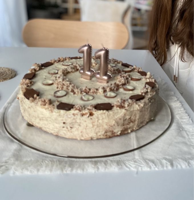 Świeczki na tort - dwie jedynki - dla dziewczynki