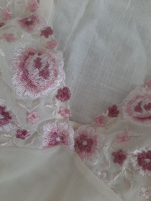 Пенюар сіточка з вишивкою