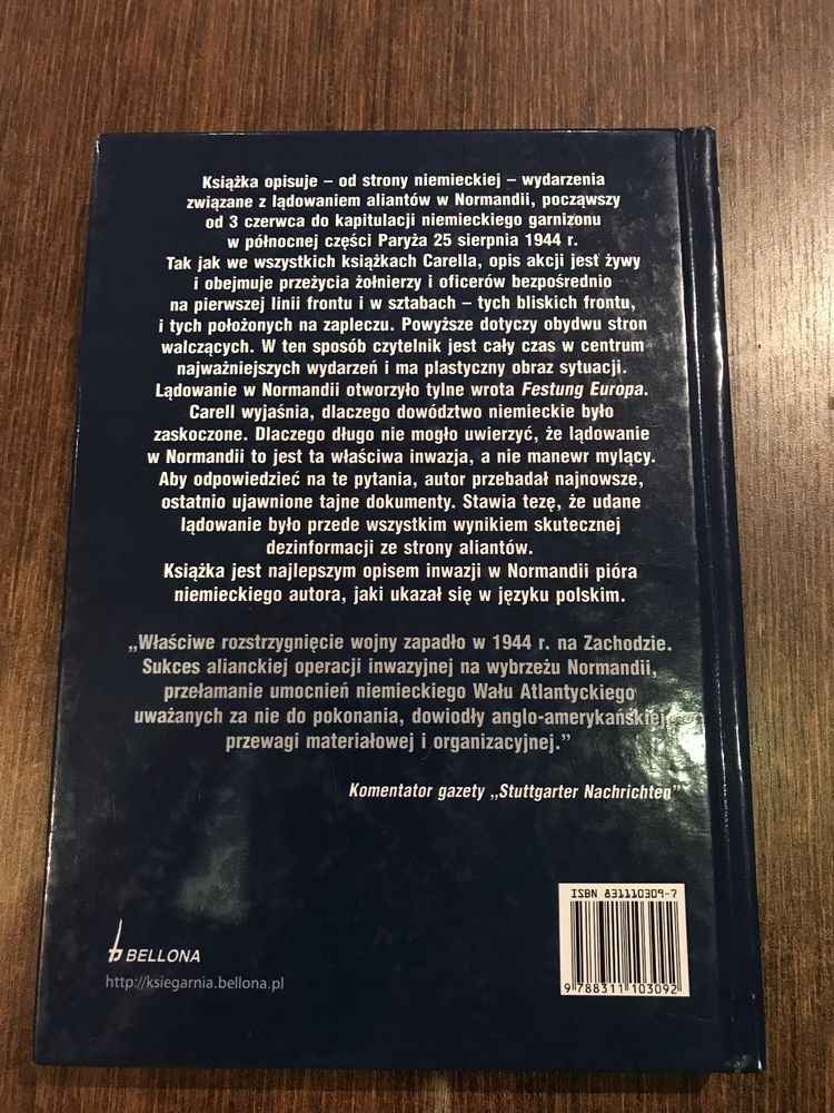 Książka Alianci Lądują Normandia 1944 wojna historia