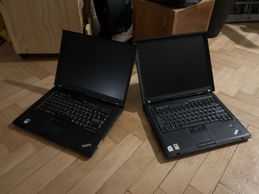 Dwa thinkpady, stare raczej na czesci