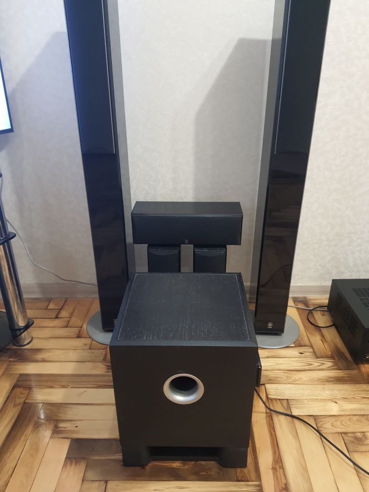 Дом Кінотеатр 5.1 + Ресивер+ Сабуфер Yamaha Оригінал. Ціна за все!!