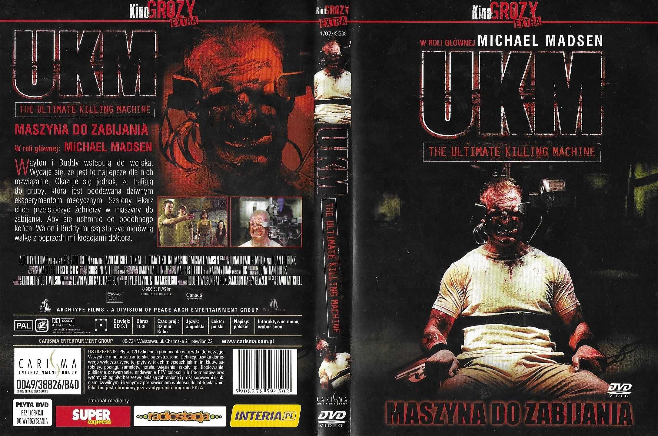 UKM Maszyna do zabijania DVD