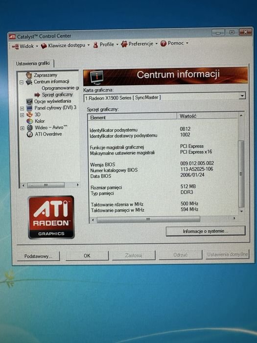 Karta retro Gigabyte Radeon X1900XT