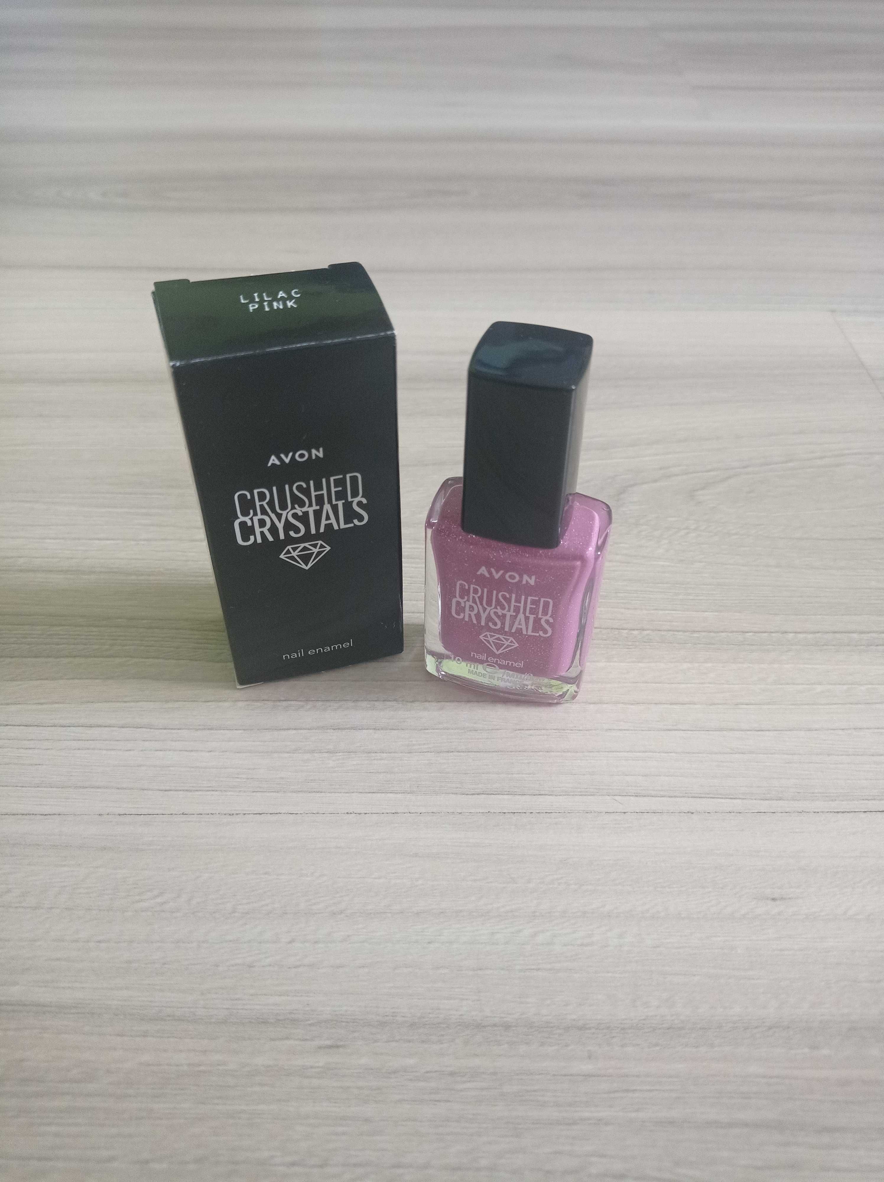 AVON Lakier Do Paznokci Crushed Crystals, Efekt Piasku 3D, Lilac Pink