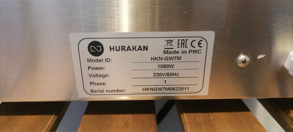 Гриль роликовий для сосисок на 7 роликів Hurakan HKN-GW7M ще на ГАРАНТ