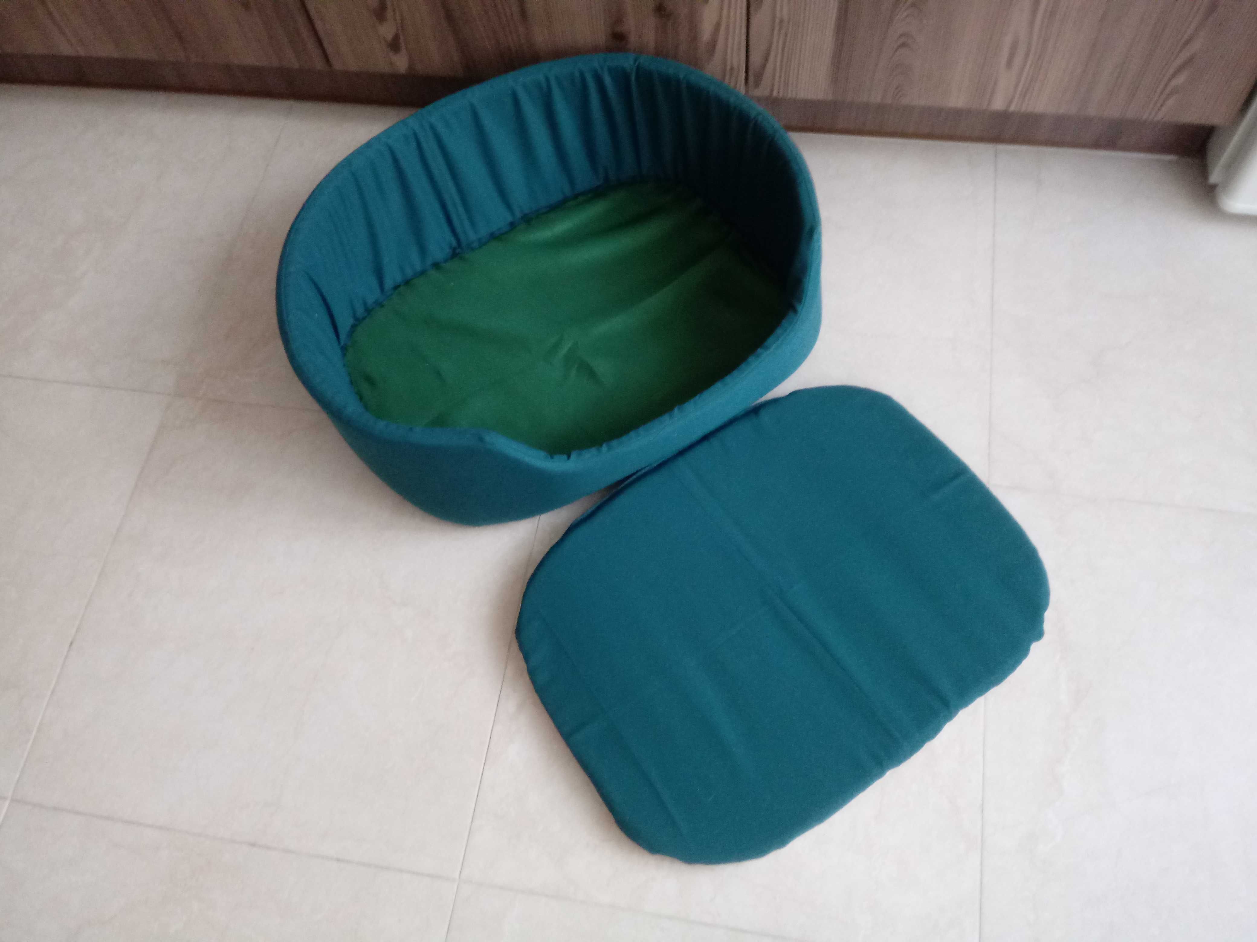 Legowisko dla psa kota 50x40x18 kanapa sofa NIEBIESKIE NOWE