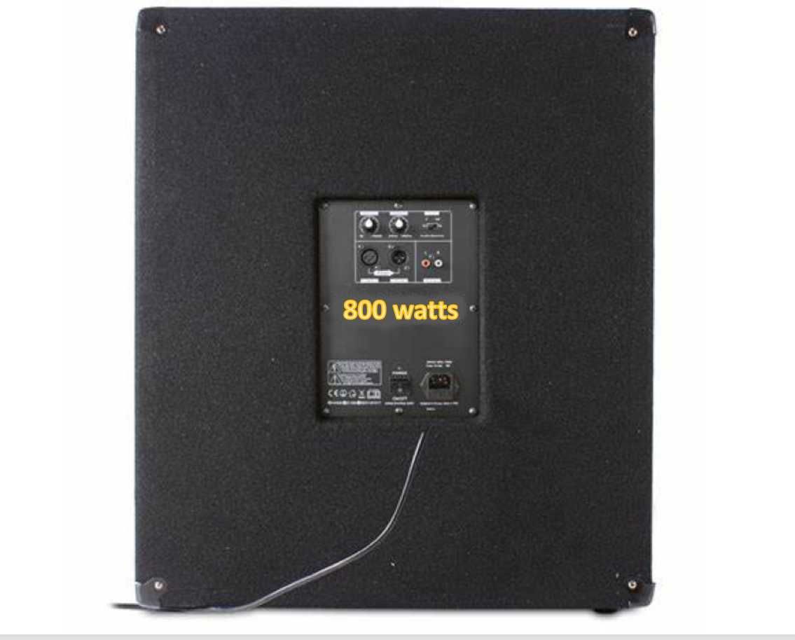 SUB ACTIVO 800W - Grave Amplificado