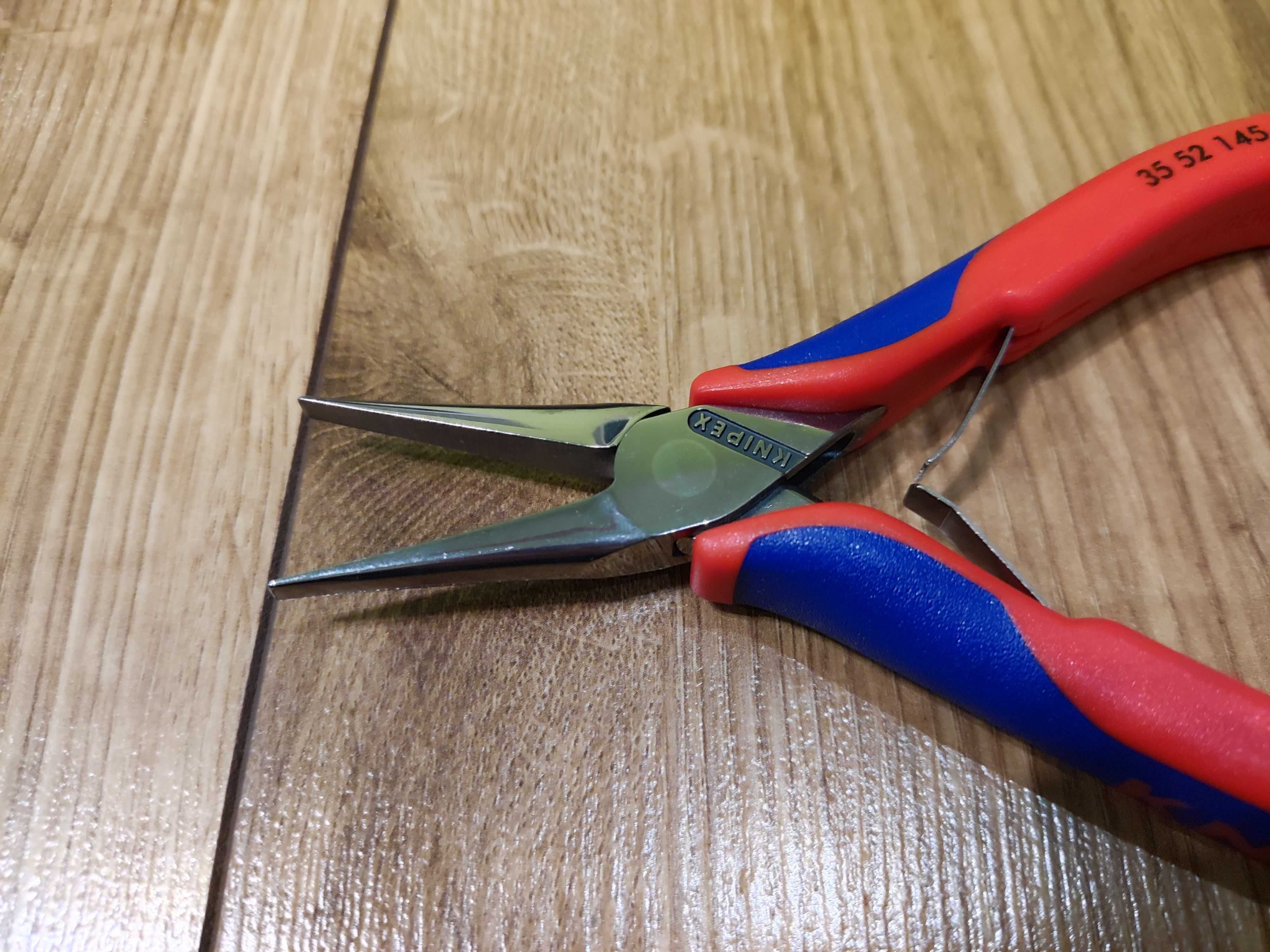 Szczypce chwytające Knipex, elektronika