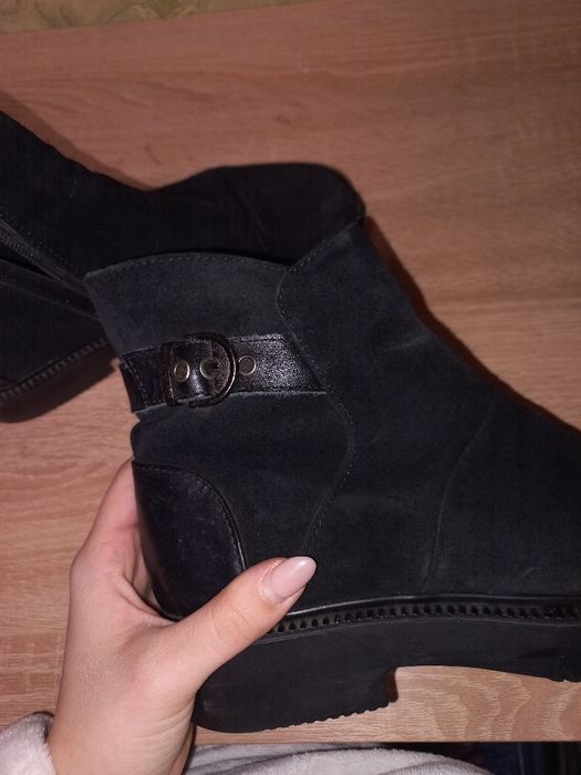 Ботинки натуральна замша