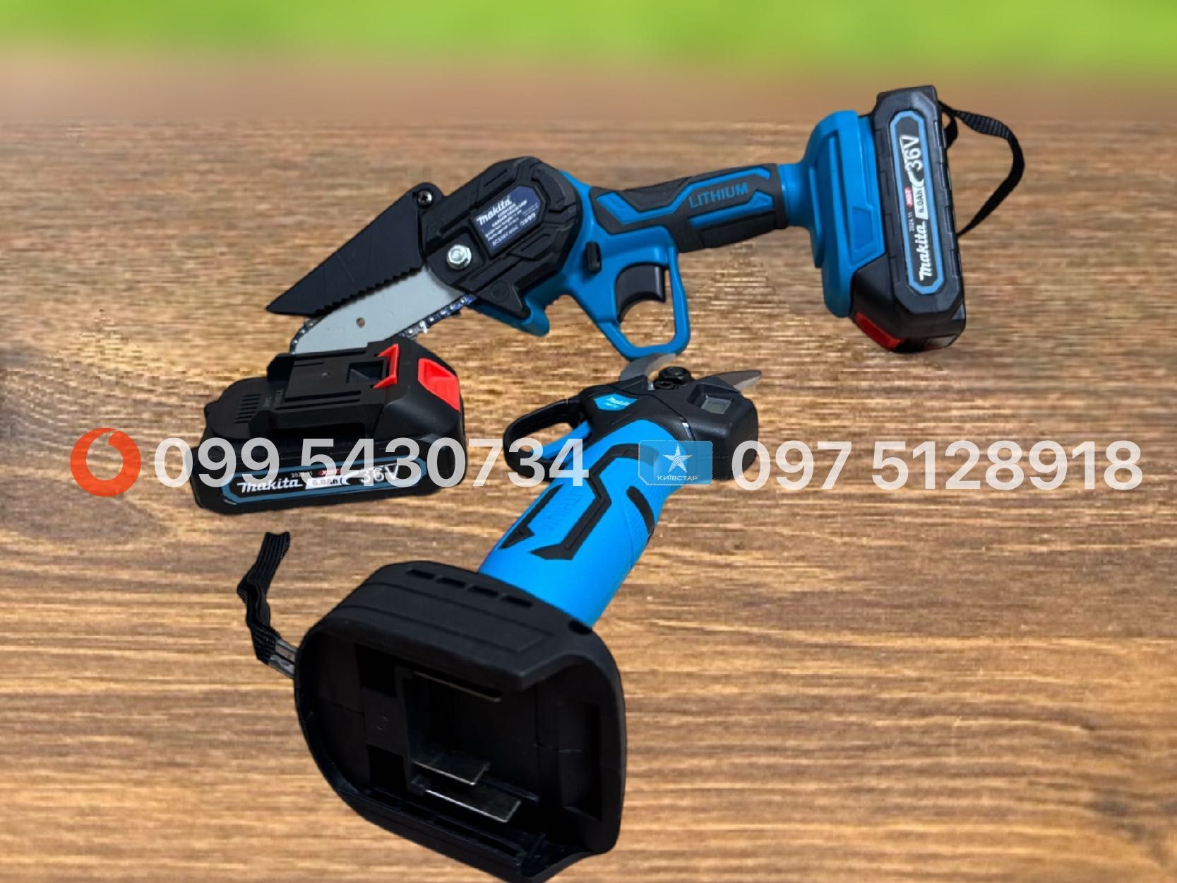 Набір Акумуляторний 2/1 Makita Секатор DMT50 + Міні пила BSC36 36V 6Ah