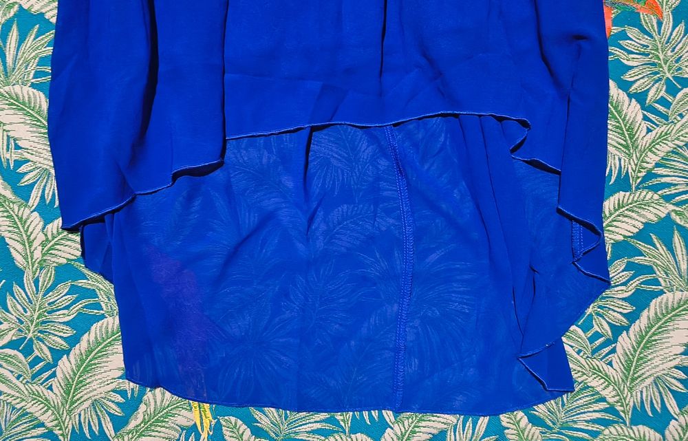 Kobaltowa sukienka elegancka iEfiel roz. 146-152