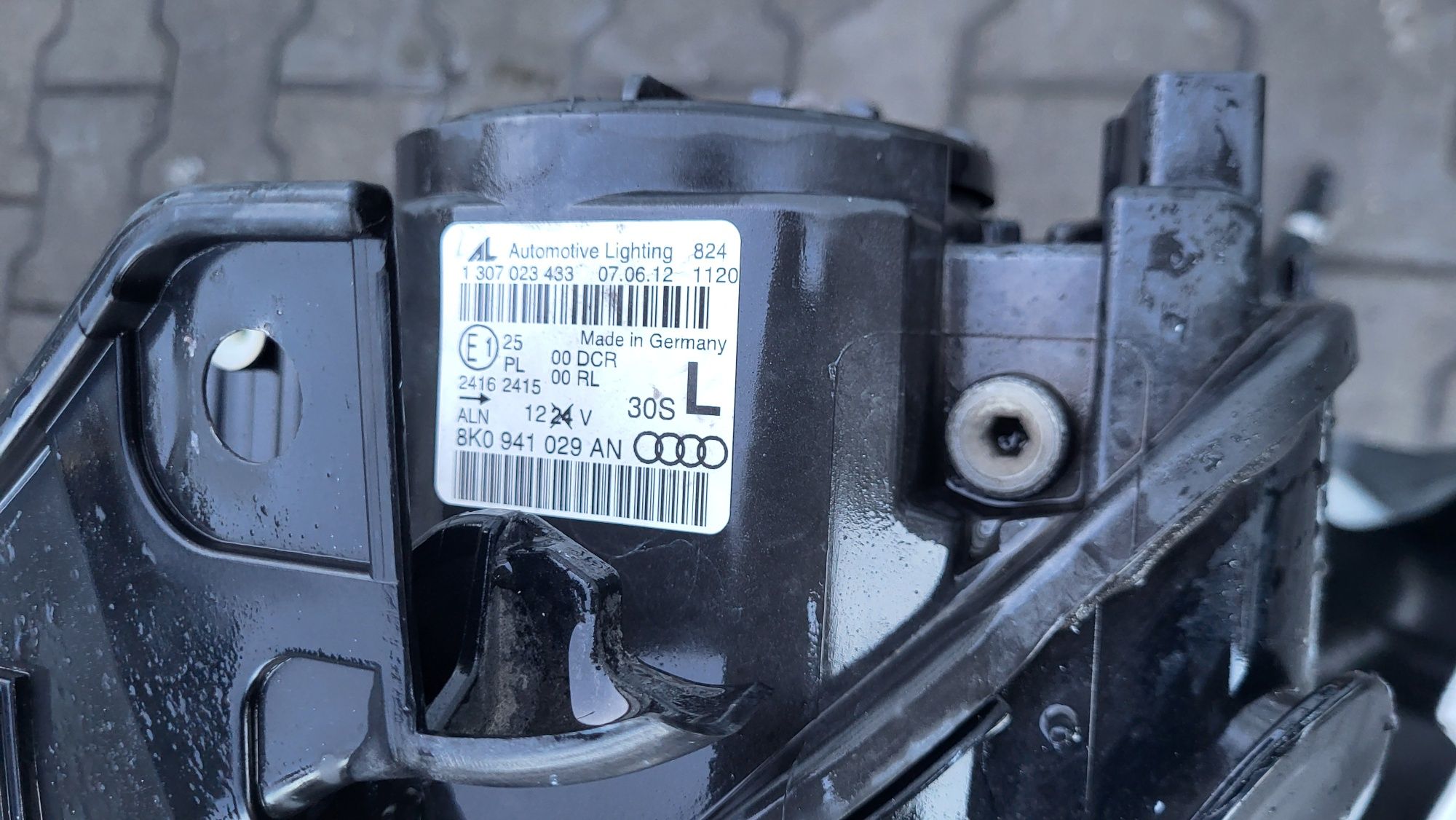 Przód audi a4 b8 xenon tuning wzmocnienie spryskiwacz