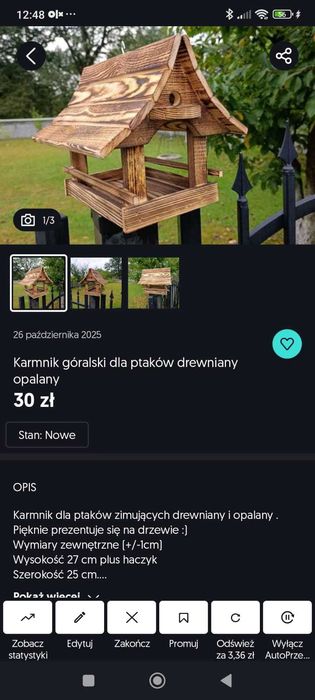 zestaw budka lęgowa dla ptaków, karmnik