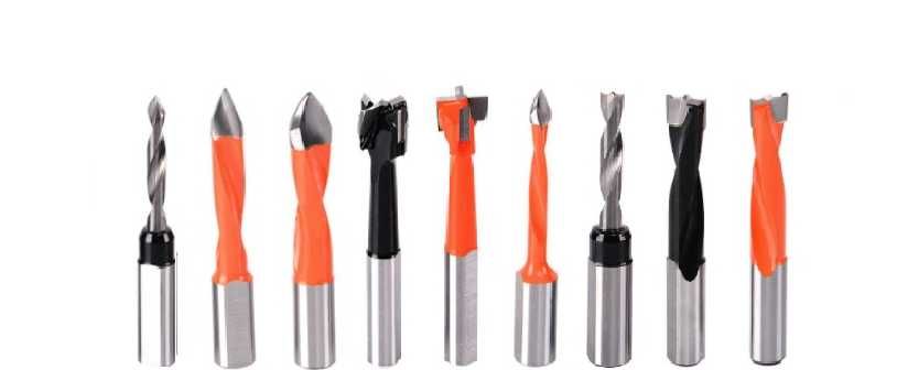 Wiertło przelotowe nieprzelotowe puszkowe szybkozłączka