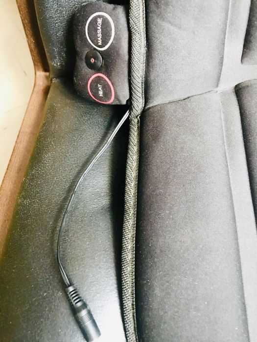 Накидка для подогрева автокресла с массажером