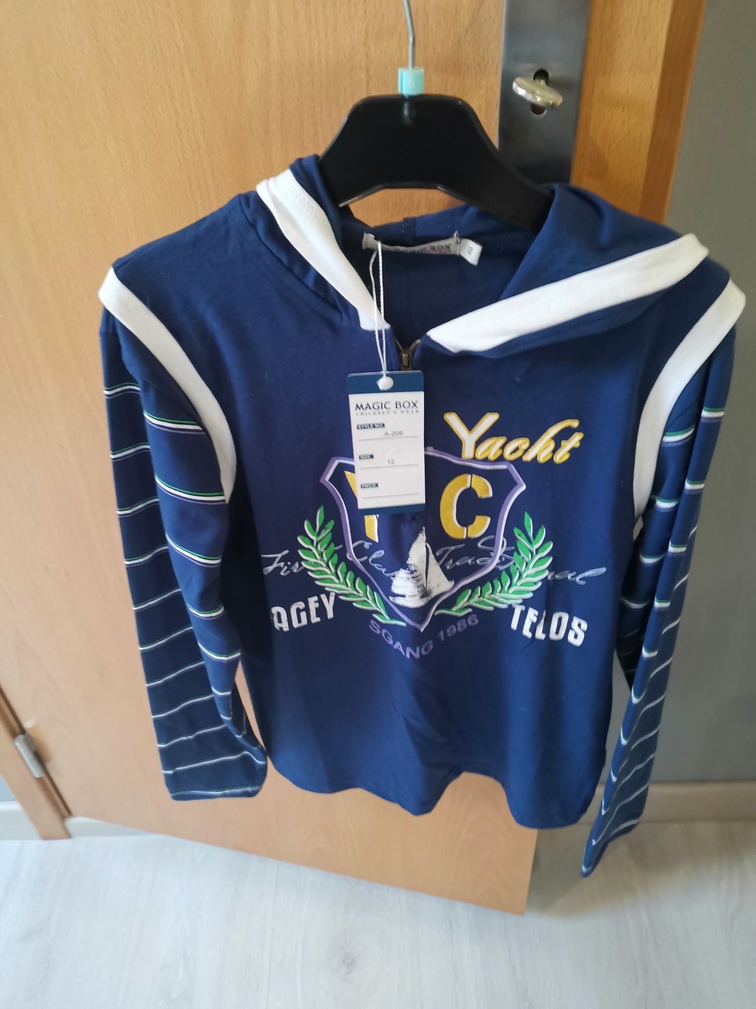 Sweatshirt nova com carapuço