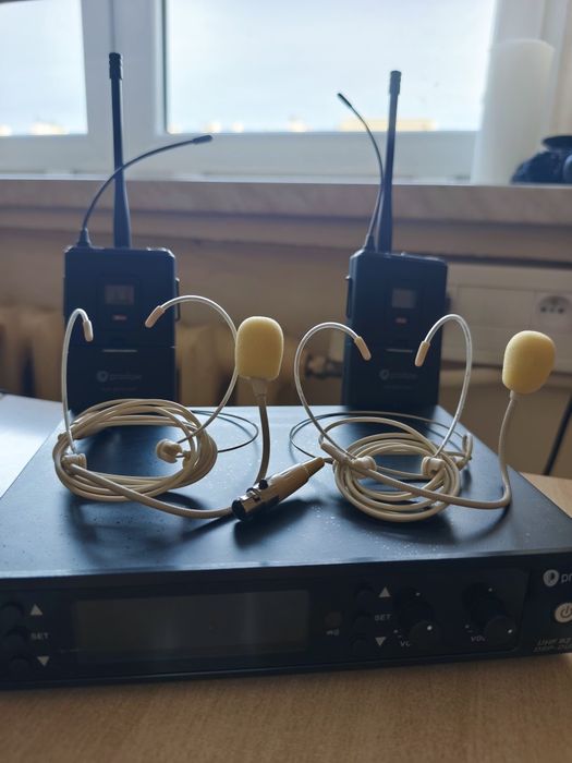 Mikrofony nagłowne prodipe uhf b 210 headser duo