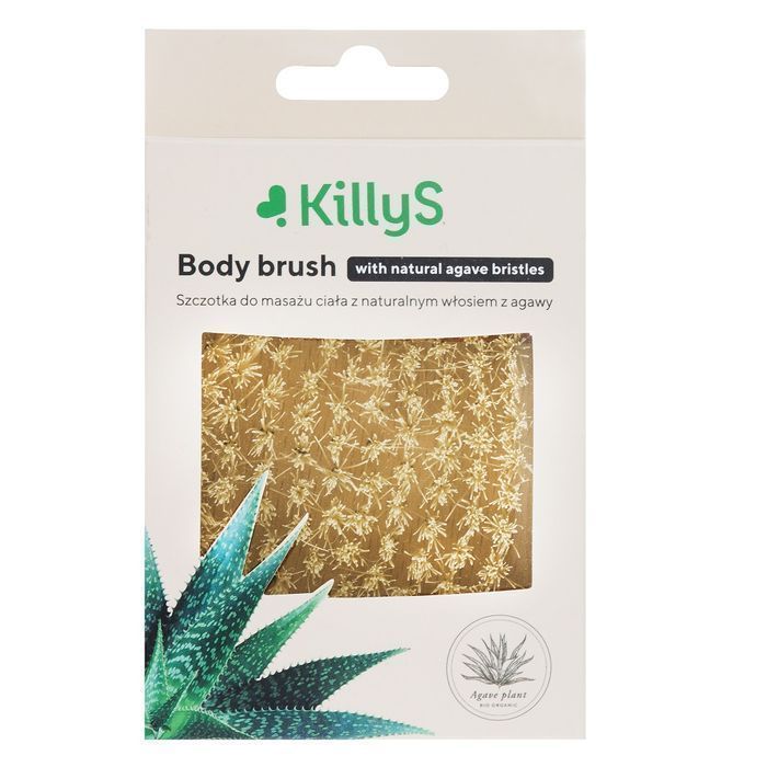 Killys Body Brush Szczotka Do Ciała Z Naturalnym Włosiem Z Agawy (P1)