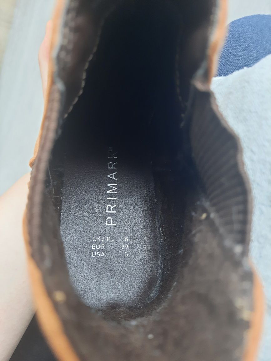 Buty jesienne zimowe Botki primark 39