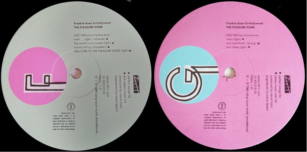 Frankie Goes To Hollywood	- - - - -	Welcome To The . . .  - - 	2 X LP
