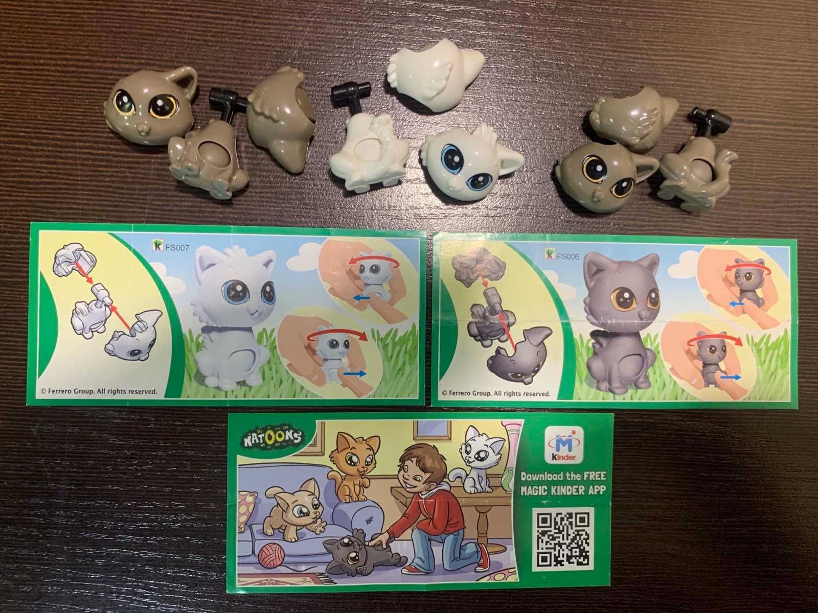 Киндер Kinder животные котики супергерои медведи музыканты