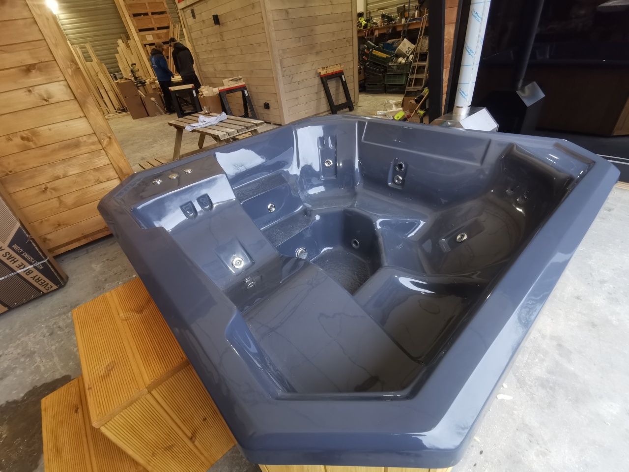 Balia ogrodowa  Jacuzzi kwadratowe Ogrodowe GORĄCA BECZKA RATY LEASING