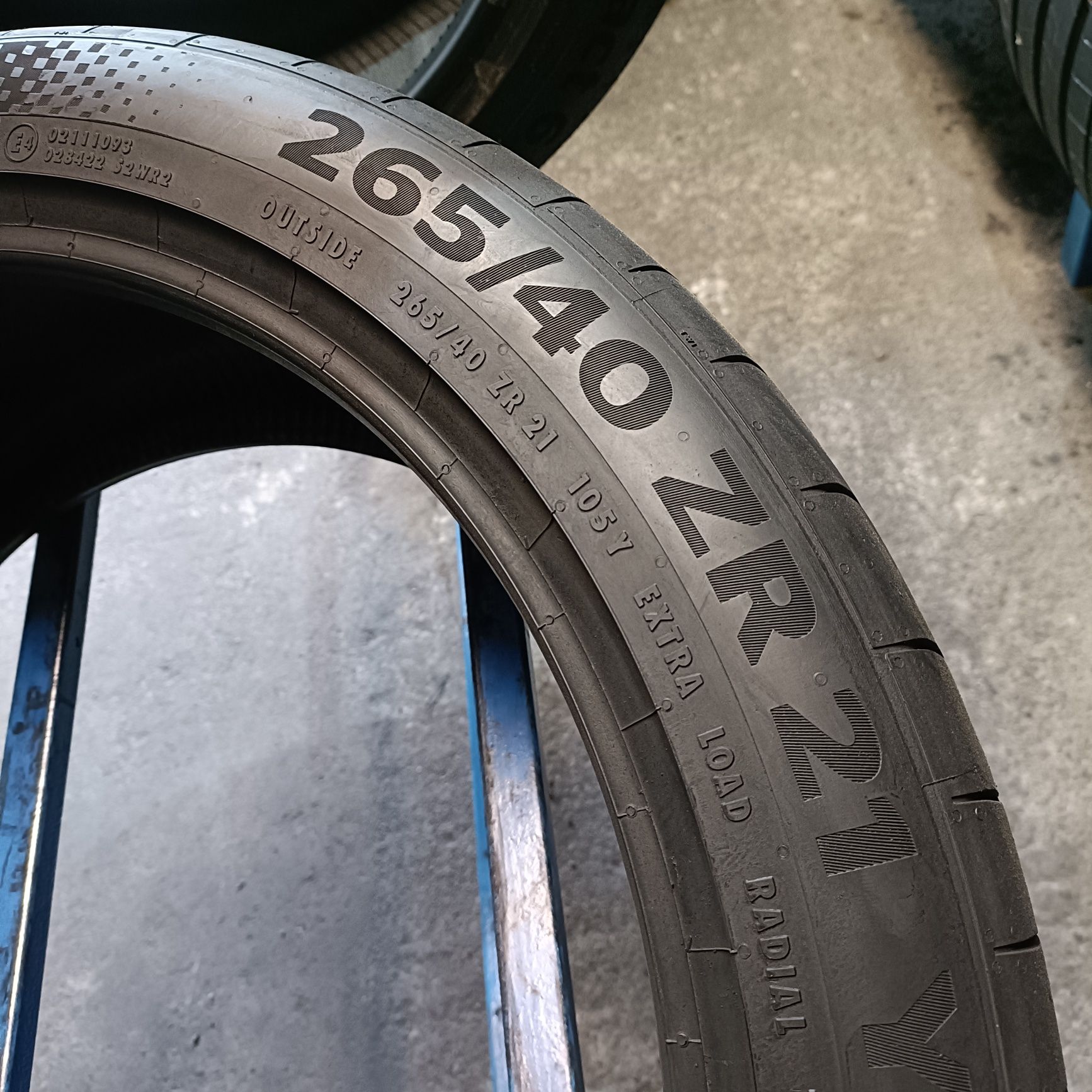 265/40r21 Continental SportContact 6 z 2019r 5.5mm BMW